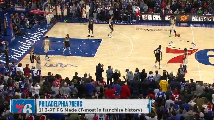  三分雨倾盆而下刷新单场纪录